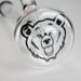 GB | 17" Tall Color Accented Beaker Bong – Slim Straight Tube with Downstem and Bowl Glass Bong RMG WHOLESALE