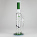 Armani Glass | 16" Double Percolator Bong – Premium Dual-Chamber Water Pipe Glass Bong RMG WHOLESALE Green