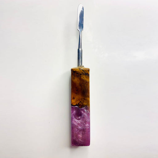 VOW | Olive Wood Epoxy Dabber - Type B – Handcrafted, Durable, and Stylish Bongs Accessories Variety Olive Wood Purple