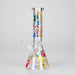 10" GlowShroom Glass Bong – 5mm Thick Glass, Glow-in-the-Dark Mushroom Design Glass Bong DY Glass
