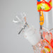 8.5" PsyTotem Glass Bong – 5mm Thick Glass, Tribal Totem Design Glass Bong DY Glass