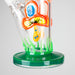 8.5" PsyTotem Glass Bong – 5mm Thick Glass, Tribal Totem Design Glass Bong DY Glass