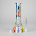 10" GlowShroom Glass Bong – 5mm Thick Glass, Glow-in-the-Dark Mushroom Design Glass Bong DY Glass