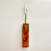 VOW | Olive Wood Epoxy Dabber - Type B – Handcrafted, Durable, and Stylish Cap · Dabber · Insert · Clip · Nail Variety Olive Wood Orange