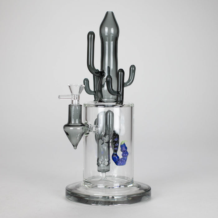 11.5" Cactus Glass Bong Glass Bong DY Glass