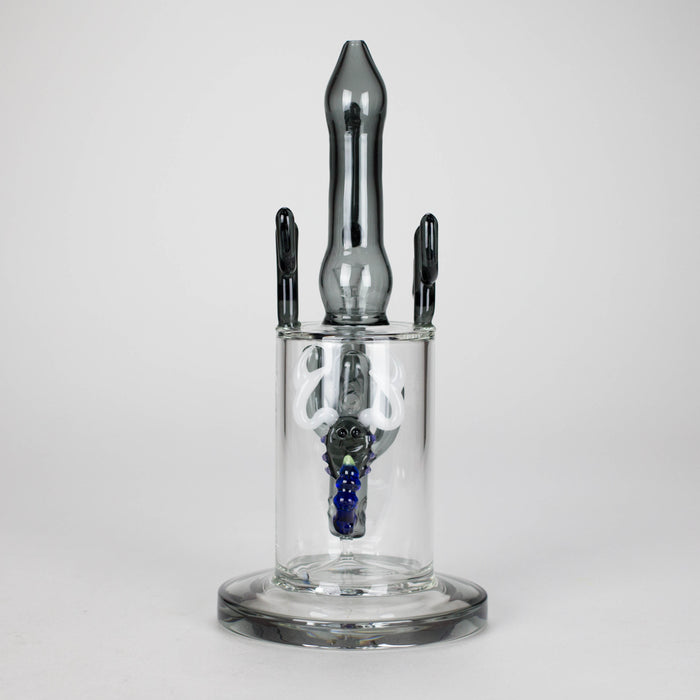 11.5" Cactus Glass Bong Glass Bong DY Glass