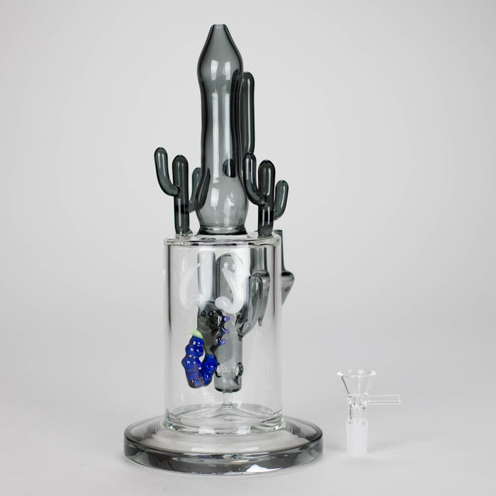 11.5" Cactus Glass Bong Glass Bong DY Glass