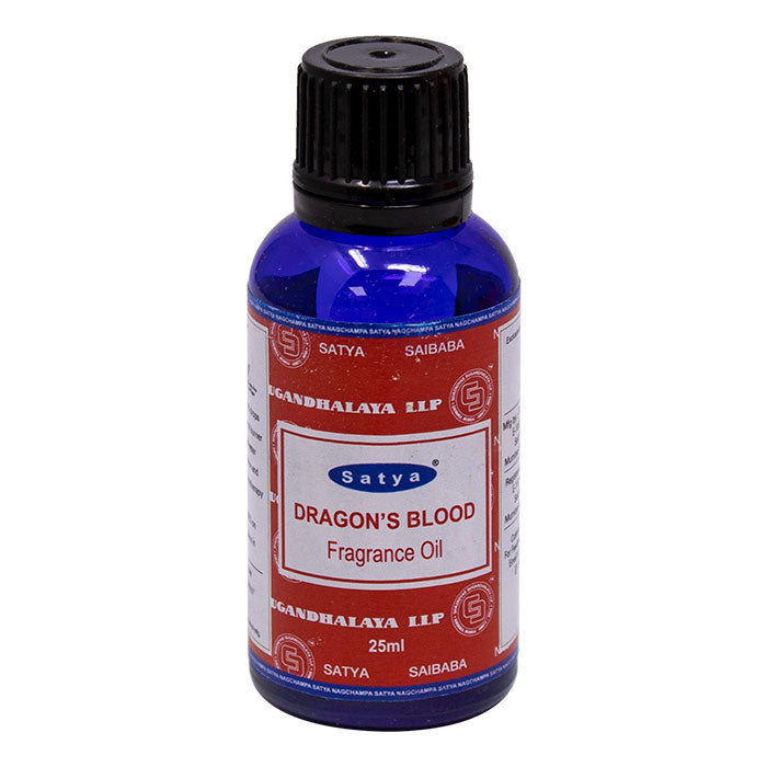 Satya Dragon's Blood 25ml Fragrance Oil Display of 12 Diffuser Maple Craft Inc