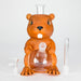 9" Arsenal Beaver Buddy Waterpipe – Brown [SMKZ184] Resin · Silicone · Plastic Bong Canadian Distributor