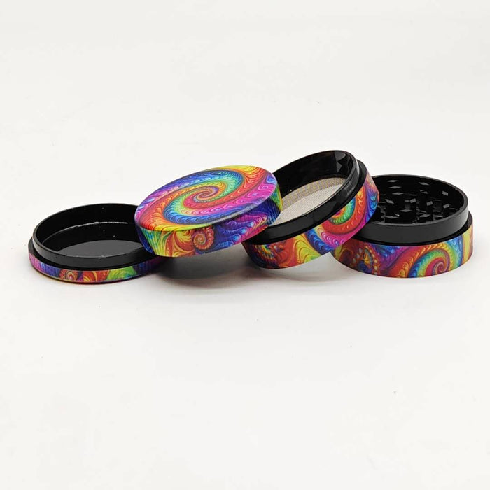 50mm*37mm Acrylic 4 Parts Grinder-12CT Display Pack Super Supplys Inc