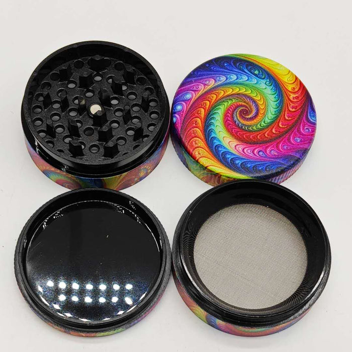 50mm*37mm Acrylic 4 Parts Grinder-12CT Display Pack Super Supplys Inc