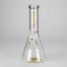 Karma | 9" Skinny Beaker Glass Bong Beaker Bong Maq Distributors Rasta