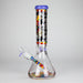 Cheech | 13″ Cat Decal Beaker Bong – CA-034 Glass Bong Smoking Cat Distribution