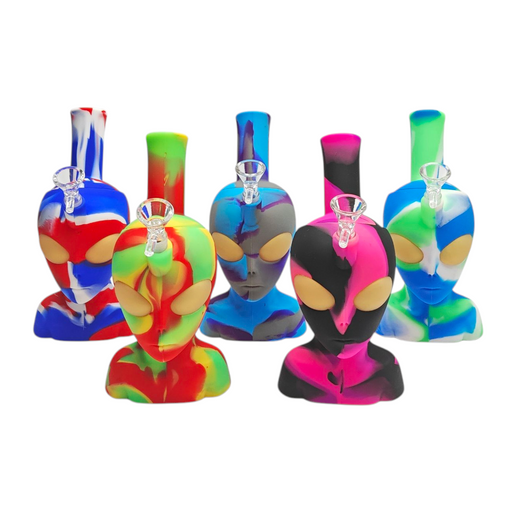 8.5" Ultraman Silicone-Assorted [SP1096] Resin · Silicone · Plastic Bong Super Supplys Inc
