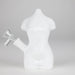 5.5" Curvy Glass Bong Glass Bong JJ Distribution White