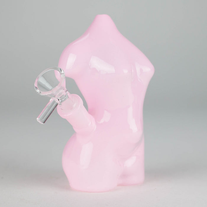 5.5" Curvy Glass Bong Glass Bong JJ Distribution