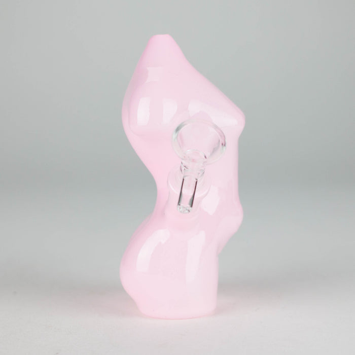 5.5" Curvy Glass Bong Glass Bong JJ Distribution