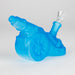 8.5" Neon Cannon Glass Bong Glass Bong JJ Distribution Blue