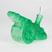 8.5" Neon Cannon Glass Bong Glass Bong JJ Distribution Green