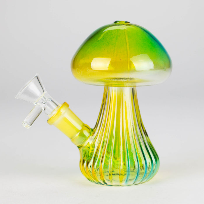 4.5" Shroom Bloom Glass Bong Glass Bong JJ Distribution Yellow