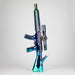 23.5" Chrome Rifle Glass Bong Glass Bong JJ Distribution Green