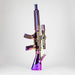 23.5" Chrome Rifle Glass Bong Glass Bong JJ Distribution Purple