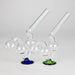 6" Stand Oil Burner Pipe – 2-Pack | Durable Glass, Assorted Colors Glass Bong RMG WHOLESALE