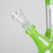 12" Zic-Zac Glass Water Pipe with Dome Percolator | Assorted Colors Glass Bong RMG WHOLESALE