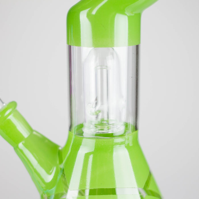 12" Zic-Zac Glass Water Pipe with Dome Percolator | Assorted Colors Glass Bong RMG WHOLESALE
