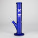 10" Straight Tube Water Pipe with Star Pattern | Durable Glass – Assorted Colors Glass Bong RMG WHOLESALE