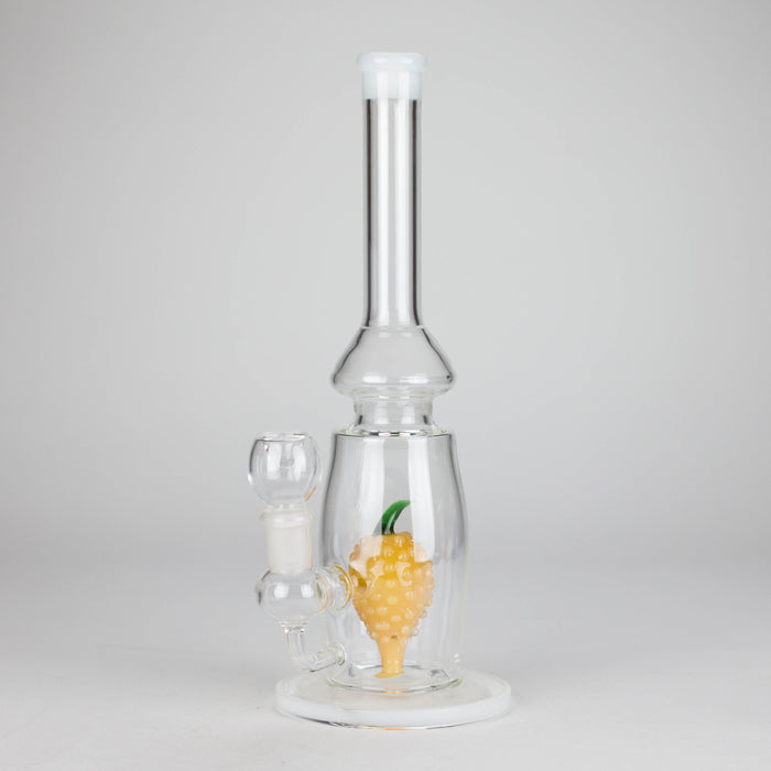 13" Glass Water Pipe with Pineapple Diffuser -Assorted Colors Glass Bong RMG WHOLESALE