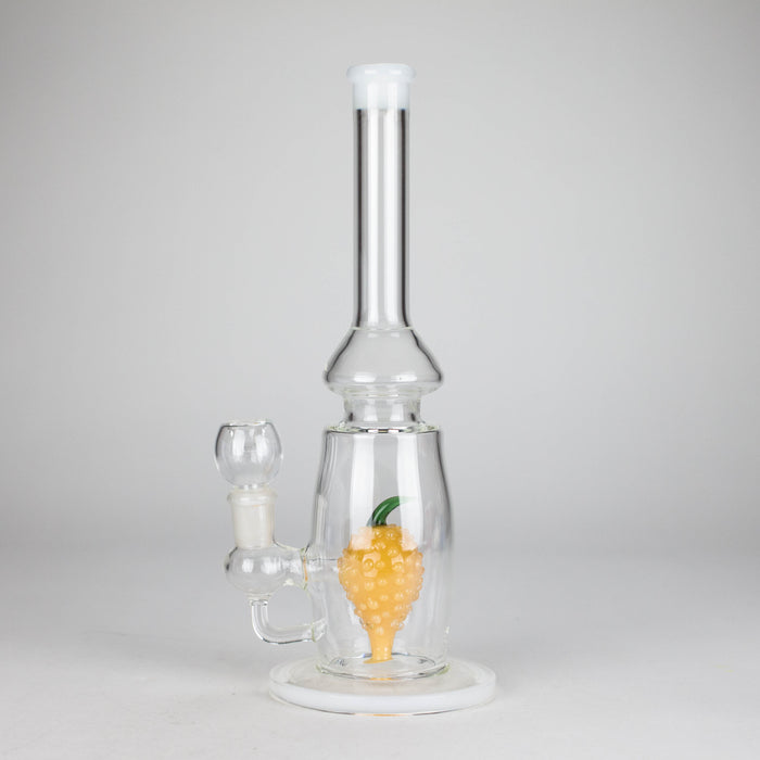 13" Glass Water Pipe with Pineapple Diffuser -Assorted Colors Glass Bong RMG WHOLESALE