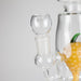 13" Glass Water Pipe with Pineapple Diffuser -Assorted Colors Glass Bong RMG WHOLESALE