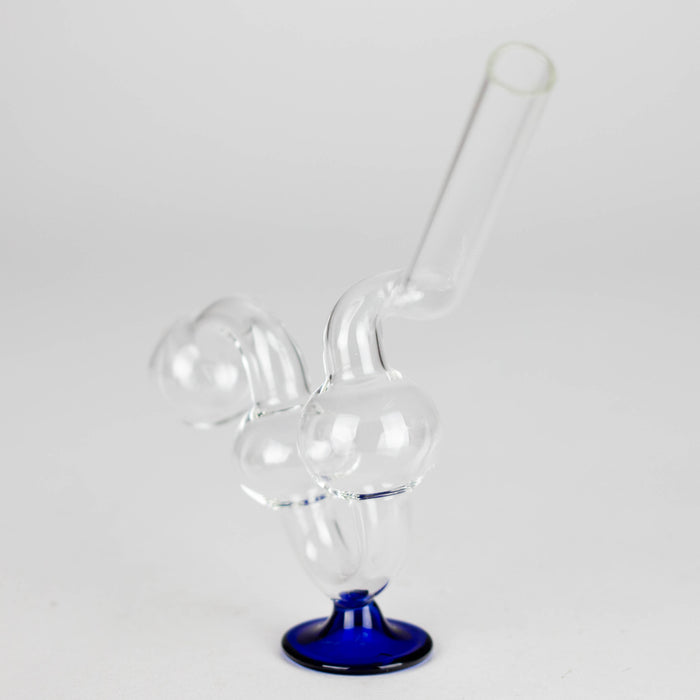 6" Stand Oil Burner Pipe – 2-Pack | Durable Glass, Assorted Colors Glass Bong RMG WHOLESALE