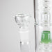 18" Straight Glass Water Pipe with Dual Percolator – Assorted Colors Glass Bong RMG WHOLESALE