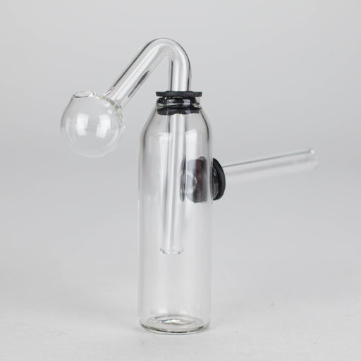 3.5" Bottle Oil Burner Pipe – Pack of 2 | Compact & Durable Glass Oil Burner RMG WHOLESALE