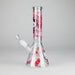 10" 5mm Glass Beaker Bong With Kitty Design Glass Bong 777 Smoke