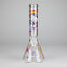 10" 5mm Glass Beaker Bong With Kitty Design Glass Bong 777 Smoke Design2