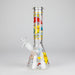 10" 5mm Glass Beaker Bong with Cartoon Design Glass Bong 777 Smoke Design1