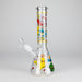 10" 5mm Glass Beaker Bong with Cartoon Design Glass Bong 777 Smoke