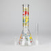 10" 5mm Glass Beaker Bong with Cartoon Design Glass Bong 777 Smoke