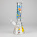 10" 5mm Glass Beaker Bong with Cartoon Design Glass Bong 777 Smoke Design4