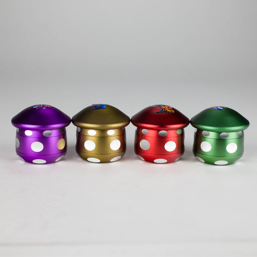 Aluminum Mushroom Grinder 4 Layers Regular Grinder 777 Smoke