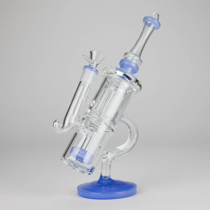 8.5" AlchemiQ Glass Bong Glass Bong DY Glass BlueJade
