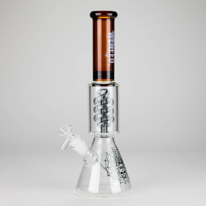 WENEED | 12" SpiralFlow Glass Bong Glass Bong WENEED® Amber