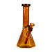 Red Eye Tek® | 10" Tall Amber Hextatic Tube W/Six Sided Pyramid Base Glass Bong West Coast Gifts