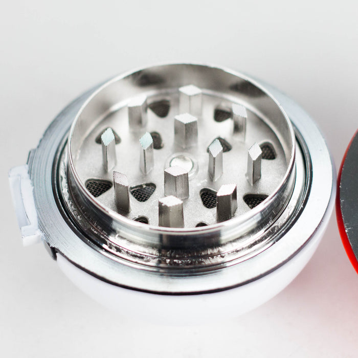 Character Grinder – 3-Part Herb and Tobacco Grinder | 53mm Red Ball Design Regular Grinder NIBO Distribution