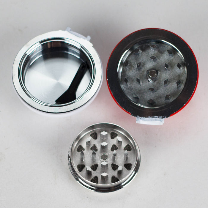 Character Grinder – 3-Part Herb and Tobacco Grinder | 53mm Red Ball Design Regular Grinder NIBO Distribution