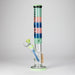 Cheech Glass | 17" Summer Smoothie Straight Tube Bong – CHE-191-1 Glass Bong Smoking Cat Distribution