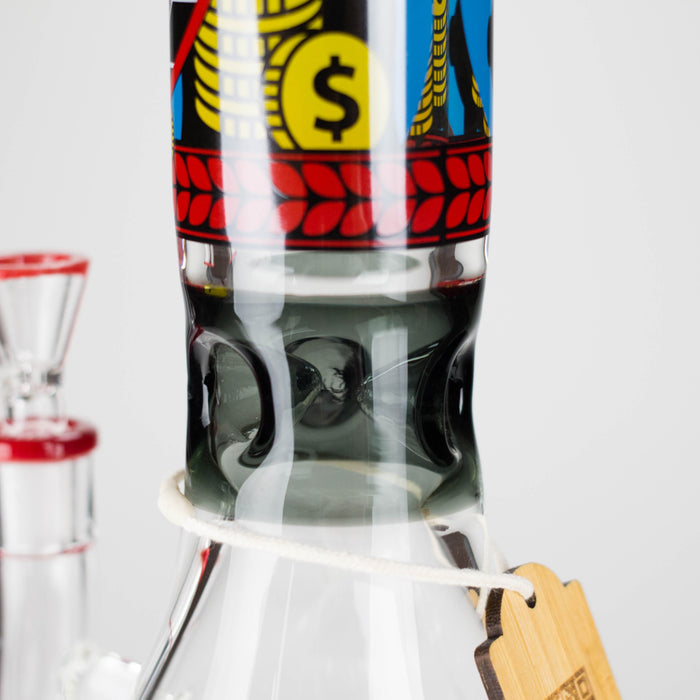 Cheech Glass | 15" Bet It All on Roulette Waterpipe – CHE-375 Glass Bong Smoking Cat Distribution